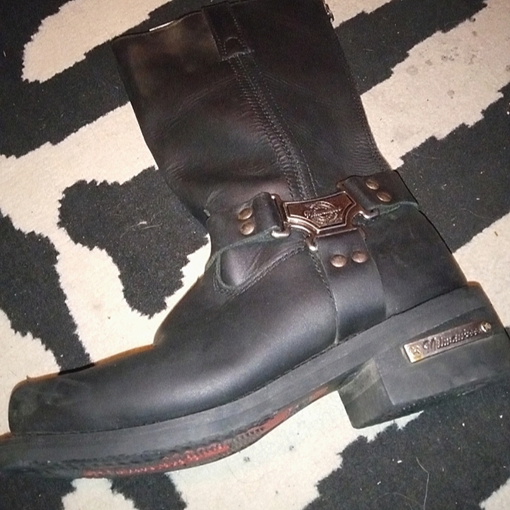 Milwaukee Motorcycle Engineer Boots 8.5